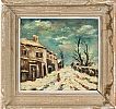 WALKING IN THE SNOW by French School at Ross's Online Art Auctions