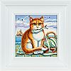THE ARDGLASS CAT by Jo Dolan at Ross's Online Art Auctions