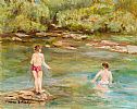 MORNING SWIM by Maura Earley at Ross's Online Art Auctions