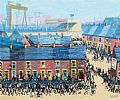 SATURDAY FOOTBALL, EAST BELFAST by Cupar Pilson at Ross's Online Art Auctions