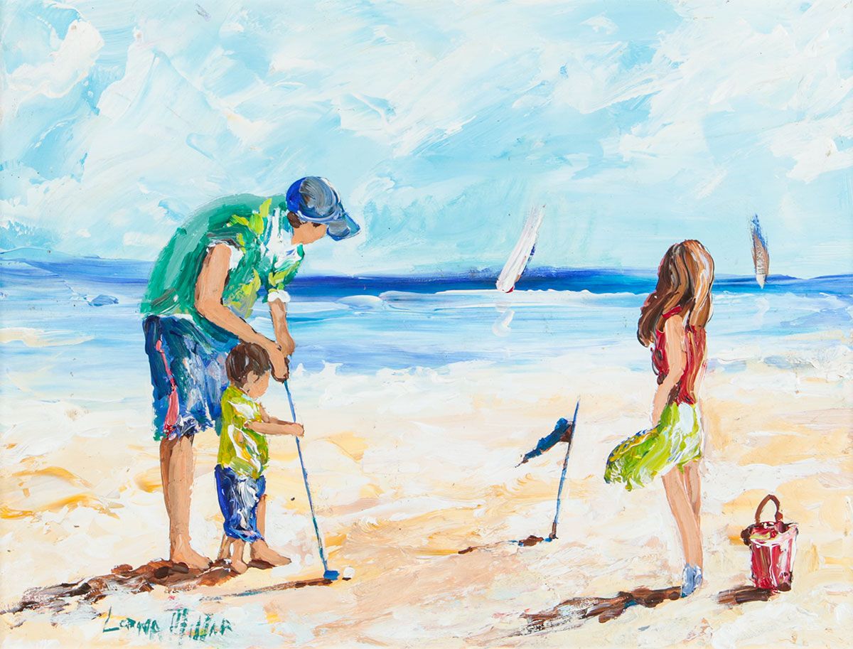 TEACHING THEM YOUNG by Lorna Millar at Ross's Online Art Auctions