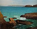 NEAR BALLINTOY, COUNTY ANTRIM by Padraig Lynch at Ross's Online Art Auctions