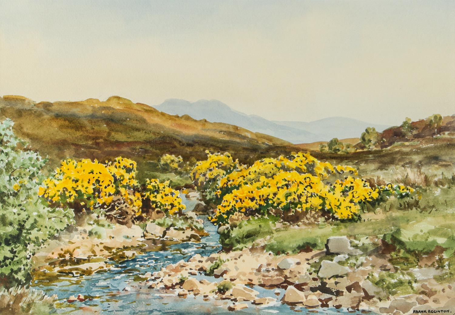 STREAM AT MULROY BAY, DONEGAL by Frank Egginton RCA FIAL at Ross's Online Art Auctions