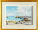 DONAGHADEE HARBOUR, COUNTY DOWN by Francis J. Walker at Ross's Online Art Auctions