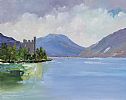 GLENVEAGH CASTLE, DONEGAL by Sean Lorinyenko at Ross's Online Art Auctions