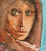 GIRL FROM NORTH AFRICA by Paul Wilson at Ross's Online Art Auctions