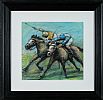 TWO HORSE RACE by James McDonald at Ross's Online Art Auctions