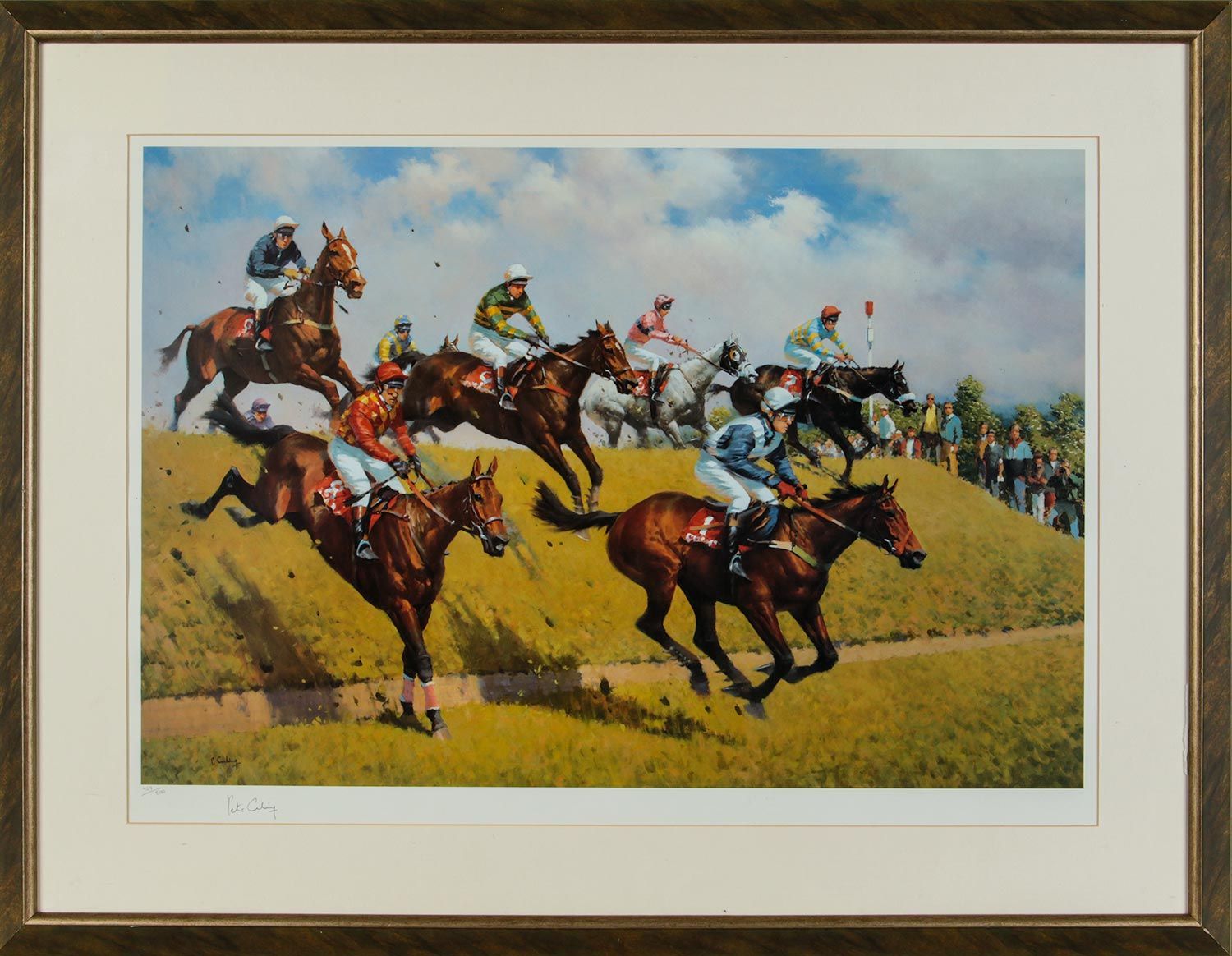 THE FINAL FENCE by Peter Curling at Ross's Online Art Auctions