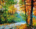AUTUMN LANE by Andy Saunders at Ross's Online Art Auctions