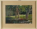 TREES BY THE RIVER by William James Watson at Ross's Online Art Auctions
