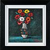 TROIKA VASE OF FLOWERS by James Downie at Ross's Online Art Auctions