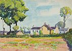 FARM BUILDINGS by Irish School at Ross's Online Art Auctions