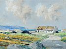 COTTAGES, DONEGAL by S.I. WATSON at Ross's Online Art Auctions
