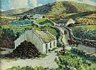 COTTAGES AT DUNGLOE, COUNTY DONEGAL by James Humbert Craig RHA RUA at Ross's Online Art Auctions