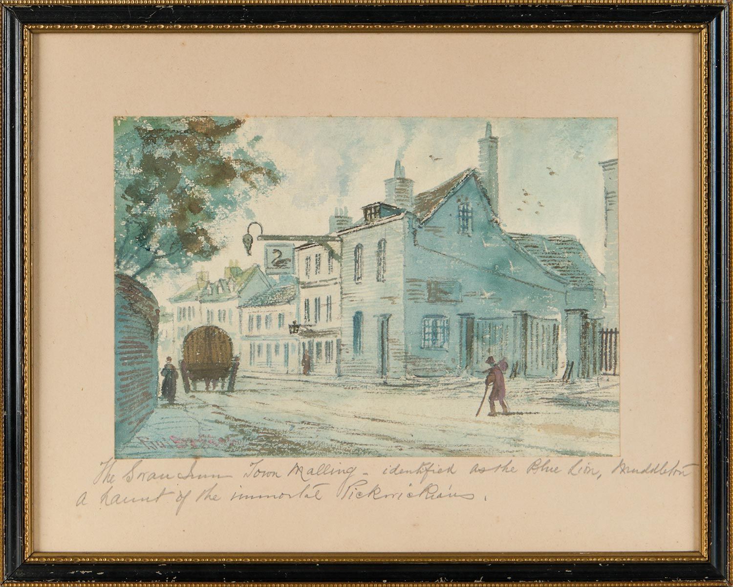 HAUNTS OF CHARLES DICKENS, THE SWAN INN by Paul Braddon at Ross's Online Art Auctions