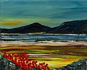 COASTAL POPPIES, CONNEMARA by Beth Rainey at Ross's Online Art Auctions