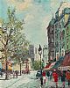 PARIS STREET by Brisson at Ross's Online Art Auctions