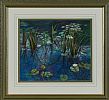 WATER LILIES by Elaine Callen at Ross's Online Art Auctions