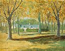COTTAGE BEYOND THE TREES by R.S. McCorbitt at Ross's Online Art Auctions
