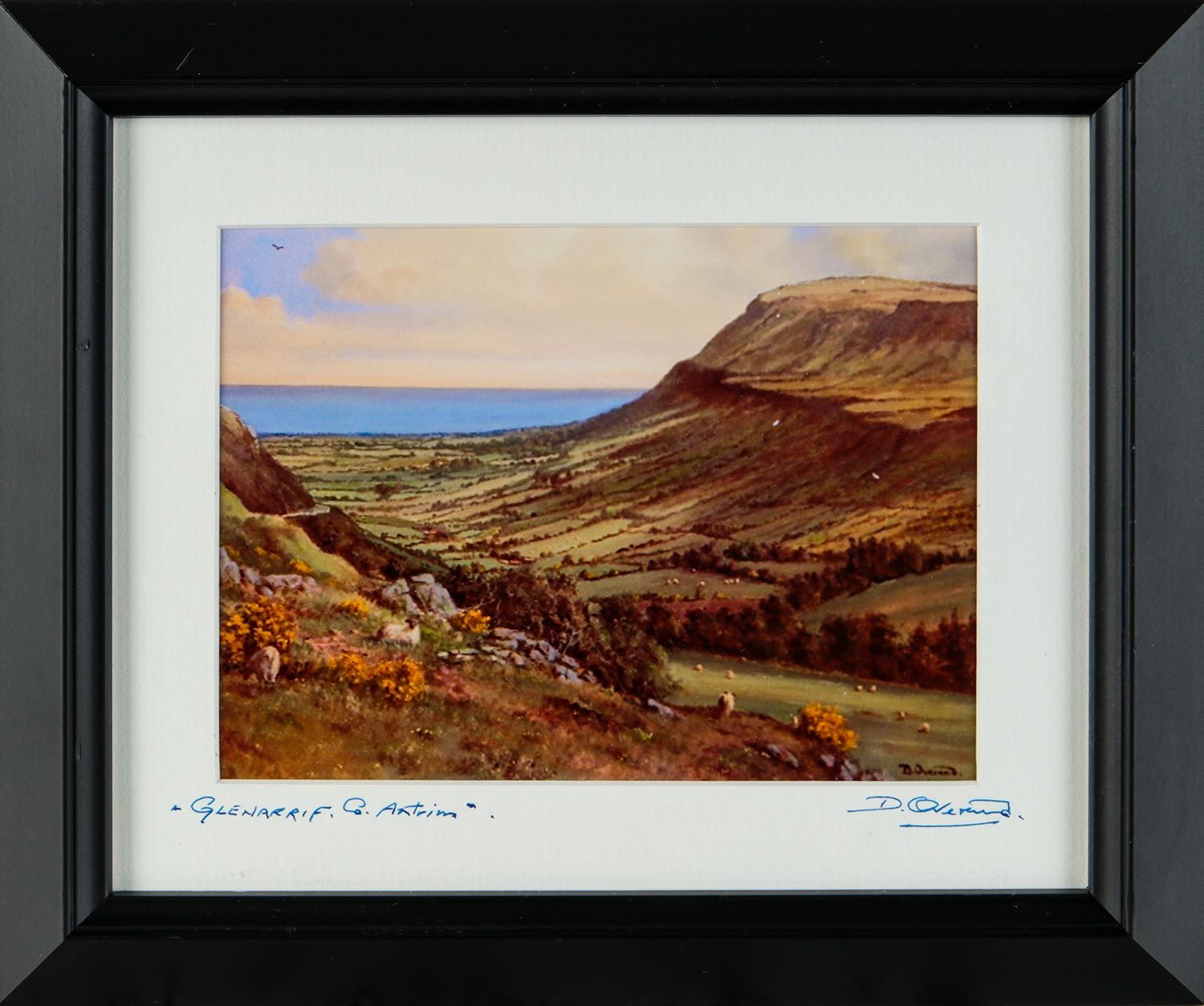 GLENARIFFE, CO.ANTRIM by David Overend at Ross's Online Art Auctions