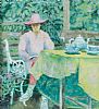 TEA ON THE TERRACE by Jean Rose at Ross's Online Art Auctions