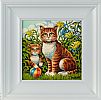 CAT WITH KITTEN by Jo Dolan at Ross's Online Art Auctions