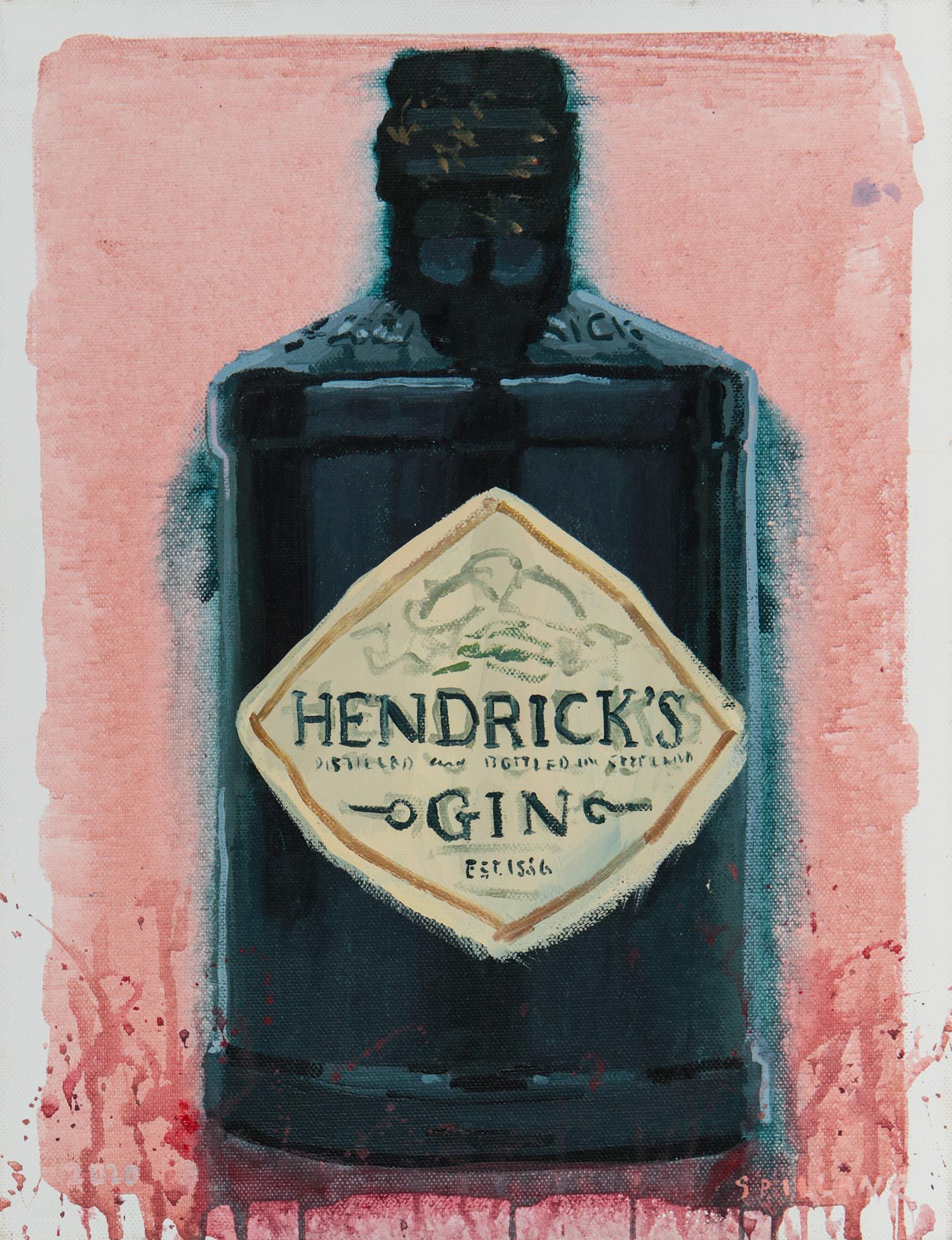 HENDRICK'S GIN BOTTLE by Spillane at Ross's Online Art Auctions