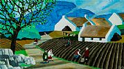 PLANTING SPUDS IN OLD DONEGAL by Cupar Pilson at Ross's Online Art Auctions