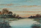 FISHING THE RIVER by William Cunningham at Ross's Online Art Auctions