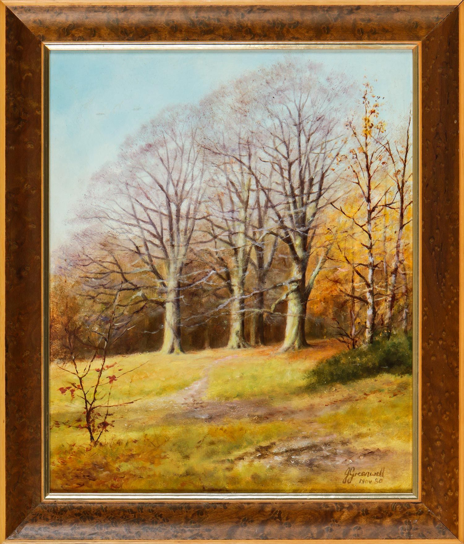 IVANHOE BEECHES by John Frederick Greenwell at Ross's Online Art Auctions