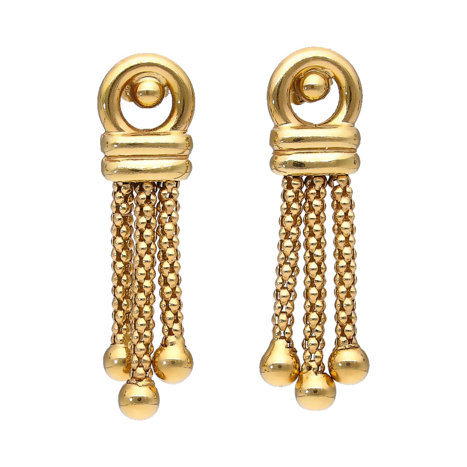 FOPE 18CT GOLD EARRINGS at Ross's Online Art Auctions