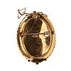 ANTIQUE GOLD-TONE BROOCH at Ross's Online Art Auctions