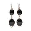 STERLING SILVER ONYX EARRINGS at Ross's Online Art Auctions