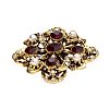 GOLD TONE COSTUME BROOCH at Ross's Online Art Auctions
