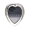 ANTIQUE STERLING SILVER HEART-SHAPED PHOTO FRAME at Ross's Online Art Auctions