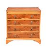 YEW WOOD CHEST OF DRAWERS at Ross's Online Art Auctions