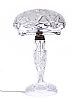 VINTAGE CUT GLASS TABLE LAMP & SHADE at Ross's Online Art Auctions