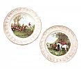 TWO HUNTING PLATES at Ross's Online Art Auctions