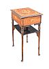 ANTIQUE INLAID ROSEWOOD LAMP TABLE at Ross's Online Art Auctions