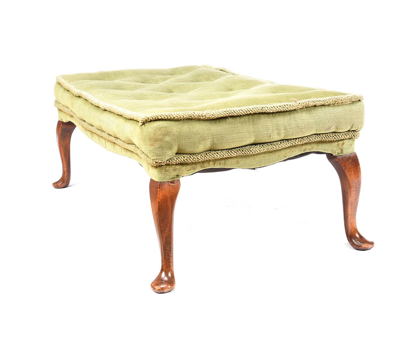UPHOLSTERED FOOTSTOOL at Ross's Online Art Auctions