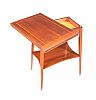 EDWARDIAN INLAID MAHOGANY TURN OVER LEAF TABLE at Ross's Online Art Auctions