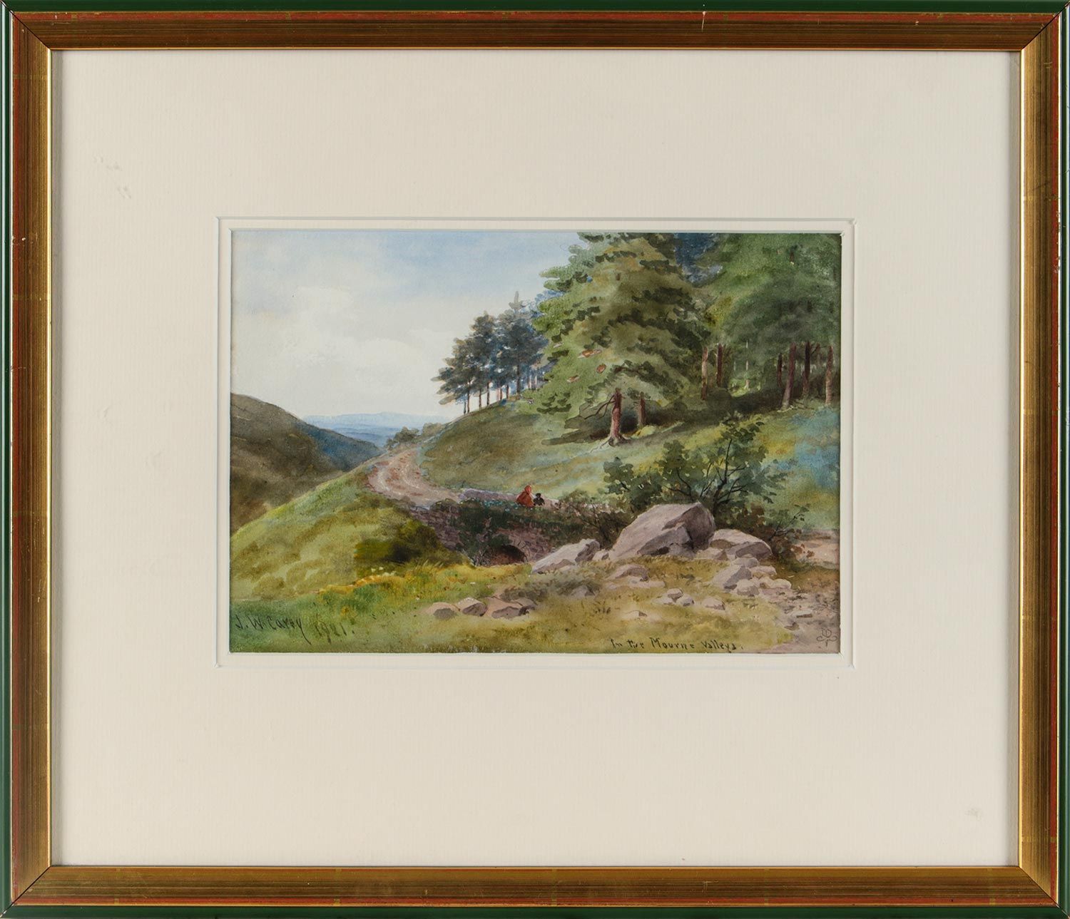 IN THE MOURNE VALLEY by Joseph William  Carey RUA at Ross's Online Art Auctions