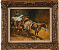A WEE BREAK AND A SMOKE by Robert D. Beattie at Ross's Online Art Auctions