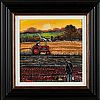 PLOUGHING IN THE STUBBLE by James Downie at Ross's Online Art Auctions