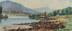 NARROW WATER CASTLE, COUNTY DOWN by Rowland Hill RUA at Ross's Online Art Auctions