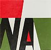 COMPOSITION, RED, GREEN AND BLACK by Dennis H.  Osborne ARUA at Ross's Online Art Auctions