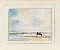 PONYS ON THE BEACH by Tom Kerr at Ross's Online Art Auctions