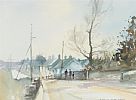 STREET, KILKEEL by Dennis Orme Shaw at Ross's Online Art Auctions