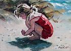 COLLECTING SHELLS by Marjorie Wilson at Ross's Online Art Auctions