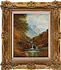 WATERFALL IN THE HIGHLANDS by Andrew Grant Kurtis MA at Ross's Online Art Auctions